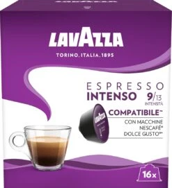 Lavazza Espresso Intenso Capsules - Geschikt Voor Dolce Gusto Apparaat - 6 X 16 Stuks -Koffie Benodigdheden Korting 1095x1200 1
