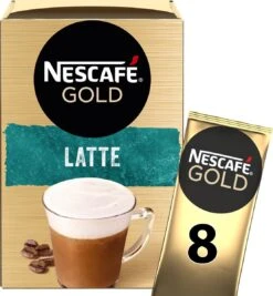 Nescafé Gold Latte Macchiato Oploskoffie - 6 Doosjes à 8 Zakjes -Koffie Benodigdheden Korting 1111x1200 3