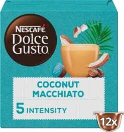 Nescafé Dolce Gusto Coconut Macchiato Capsules - Vegan Koffie - 36 Koffiecups 15 Nescafé Dolce Gusto Coconut Macchiato Capsules - Vegan Koffie - 36 Koffiecups -Koffie Benodigdheden Korting 1126x1200