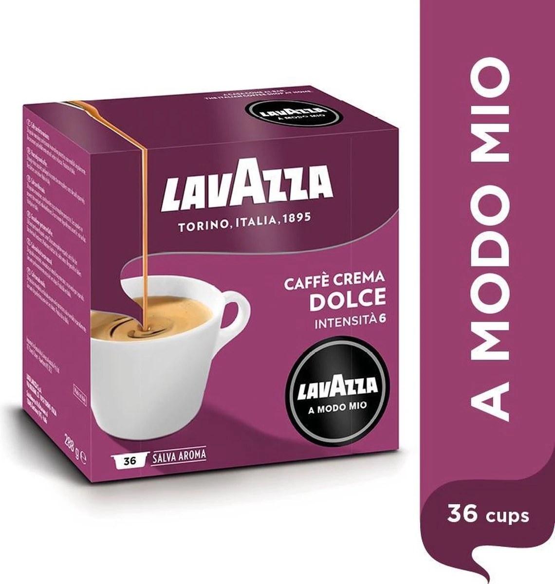 Lavazza A Modo Mio Lungo Dolce 36 Stuks 2 Lavazza A Modo Mio Lungo Dolce 36 Stuks - Afbeelding 2