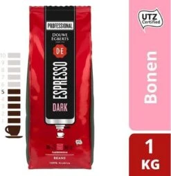 Koffie Douwe Egberts Espresso Bonen Dark Roast 1000gr 7 Koffie Douwe Egberts Espresso Bonen Dark Roast 1000gr -Koffie Benodigdheden Korting 1167x1200
