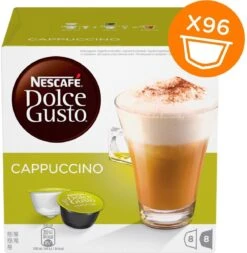 Nescafé Dolce Gusto Cappuccino - 6 X 16 Capsules -Koffie Benodigdheden Korting 1171x1200 1