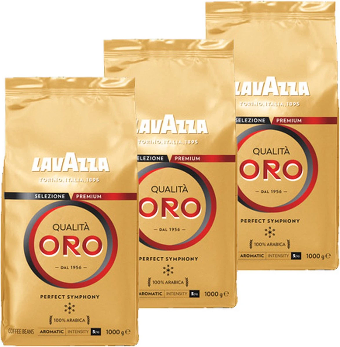 Lavazza Qualita Oro Koffiebonen 1kg X3 1 Lavazza Qualita Oro Koffiebonen 1kg X3