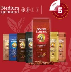 Douwe Egberts Aroma Rood Koffiebonen - 6 X 500 Gram 17 Douwe Egberts Aroma Rood Koffiebonen - 6 X 500 Gram -Koffie Benodigdheden Korting 1181x1200