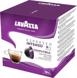 Lavazza Espresso Intenso Capsules - Geschikt Voor Dolce Gusto Apparaat - 16 Stuks X3 7 Lavazza Espresso Intenso Capsules - Geschikt Voor Dolce Gusto Apparaat - 16 Stuks X3 -Koffie Benodigdheden Korting 1187x1200