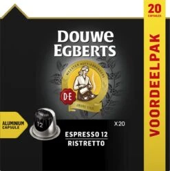 Douwe Egberts Espresso Ristretto (12) - 10 X 20 Koffiecups -Koffie Benodigdheden Korting 1189x1200 1