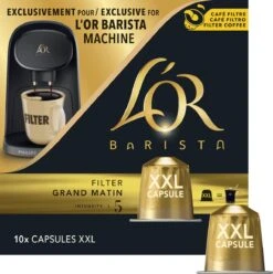 L'OR BARISTA XXL Filter Grand Matin (5) - 5 X 10 Koffiecups -Koffie Benodigdheden Korting 1195x1200