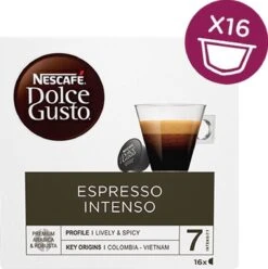 Nescafé Dolce Gusto Espresso Intenso Cups - 3 X 16 Stuks -Koffie Benodigdheden Korting 1197x1200 1