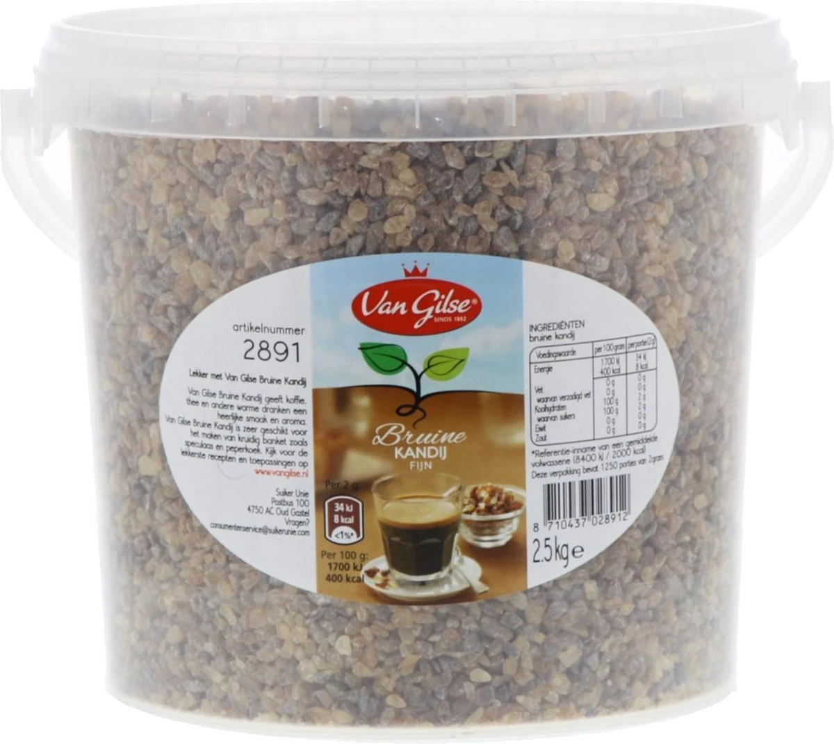 Bruine Kandij Fijn Bruine Suiker Van Gilse Grote Emmer 2,5 Kilo 1 Bruine Kandij Fijn Bruine Suiker Van Gilse Grote Emmer 2,5 Kilo