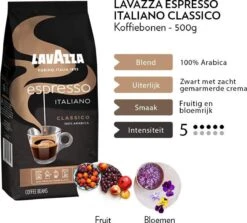 Lavazza Espresso Italiano Classico Koffiebonen - 500 Gram X6 -Koffie Benodigdheden Korting 1200x1082