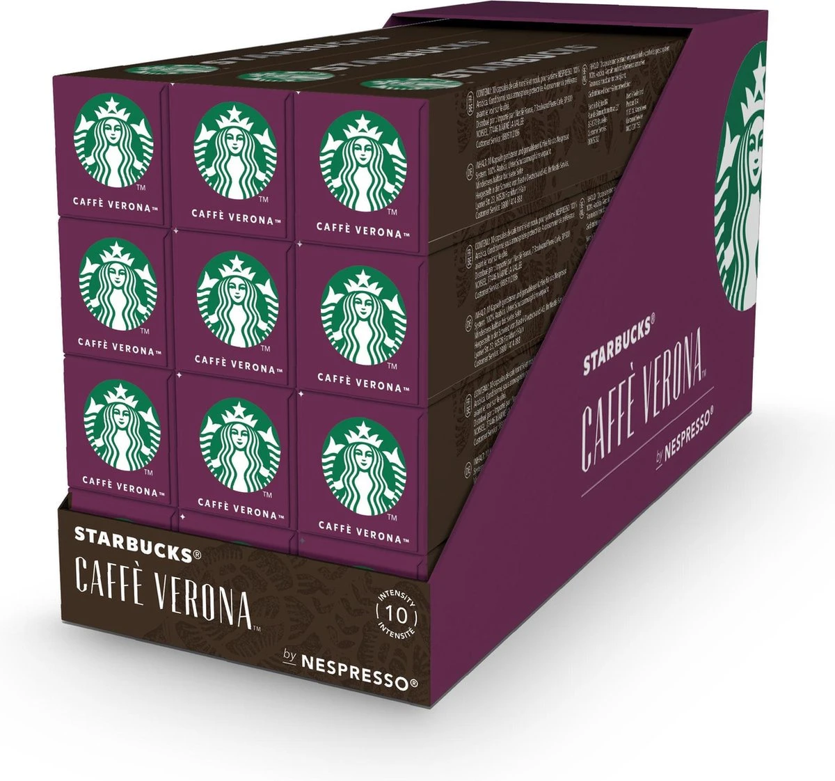 Starbucks By Nespresso Caffe Verona Dark Roast Capsules - 120 Koffiecups