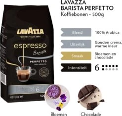 Lavazza Espresso Barista Perfetto Koffiebonen - 500 Gram X4 9 Lavazza Espresso Barista Perfetto Koffiebonen - 500 Gram X4 -Koffie Benodigdheden Korting 1200x1137