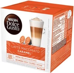 Nescafé Dolce Gusto Caramel Macchiato Capsules - 48 Koffiecups -Koffie Benodigdheden Korting 1200x1179