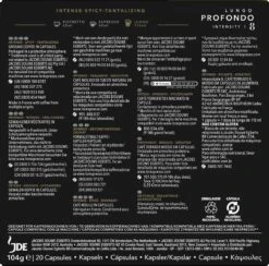 L'OR Lungo Profondo Koffiecups - Intensiteit 8/12 - 10 X 20 Capsules -Koffie Benodigdheden Korting 1200x1186 6