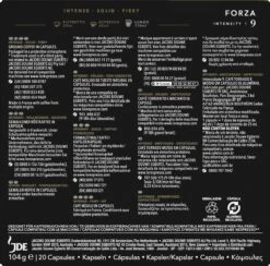 L'OR Espresso Forza Koffiecups - Intensiteit 9/12 - 10 X 20 Capsules -Koffie Benodigdheden Korting 1200x1187 1