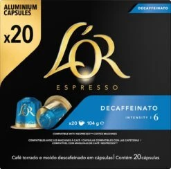 L'OR Espresso Decaffeinato (6) - 10 X 20 Koffiecups -Koffie Benodigdheden Korting 1200x1187 6