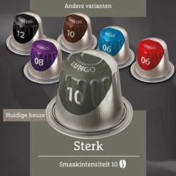 Douwe Egberts Lungo Sterk (10) - 10 X 20 Koffiecups -Koffie Benodigdheden Korting 1200x1200 24