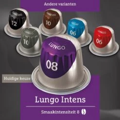 Douwe Egberts Lungo Intens (8) - 5 X 40 Koffiecups -Koffie Benodigdheden Korting 1200x1200 41