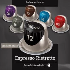 Douwe Egberts Espresso Ristretto (12) - 10 X 20 Koffiecups -Koffie Benodigdheden Korting 1200x1200 52