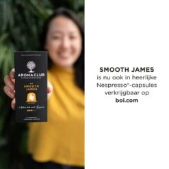 Aroma Club - Koffiebonen 1KG - No. 2 Smooth James - Koffie Intensiteit 3/5 - Espresso & Lungo -Koffie Benodigdheden Korting 1200x1200 91