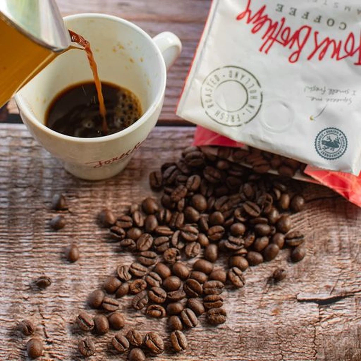 Jones Brothers Coffee The Big Shot Koffiebonen - 6 X 500 Gram 4 Jones Brothers Coffee The Big Shot Koffiebonen - 6 X 500 Gram - Afbeelding 4