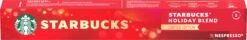 Starbucks By Nespresso Capsules Holiday Blend - 12 Doosjes à 10 Koffiecups 5 Starbucks By Nespresso Capsules Holiday Blend - 12 Doosjes à 10 Koffiecups -Koffie Benodigdheden Korting 1200x196 1