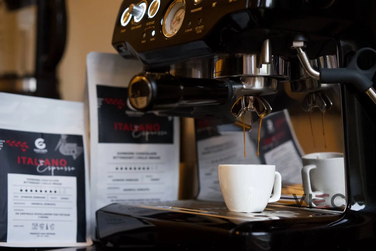 Italiano Espresso Honey Process Vietnamese Koffiebonen Aanbieding 250g GAIA Cafe 6 Italiano Espresso Honey Process Vietnamese Koffiebonen Aanbieding 250g GAIA Cafe - Afbeelding 6