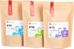 Localroast Koffie Proefpakket | Cadeaupakket | Vers Gebrand | Gemalen| Top Selectie| 3 X 200g | Direct Van Lokale Microbranderij -Koffie Benodigdheden Korting 1200x802