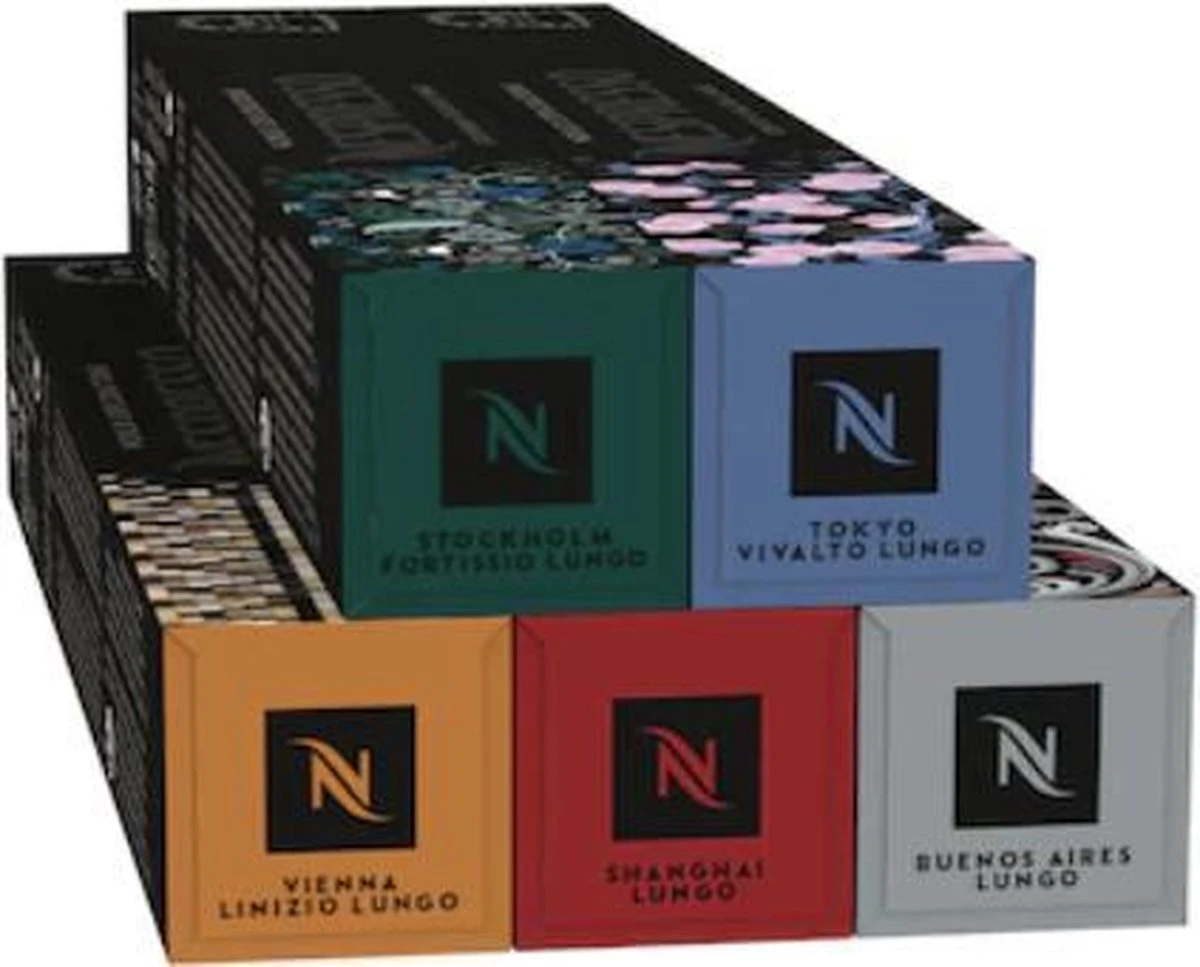 Nespresso Lungo Pakket – Koffie Cups 50 Capsules 1 Nespresso Lungo Pakket – Koffie Cups 50 Capsules