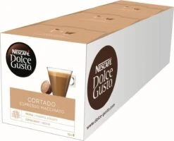 Nescafé Dolce Gusto Cortado Espresso Macchiato Capsules - 48 Koffiecups -Koffie Benodigdheden Korting 1200x971