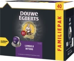 Douwe Egberts Lungo Intens (8) - 5 X 40 Koffiecups -Koffie Benodigdheden Korting 1200x992