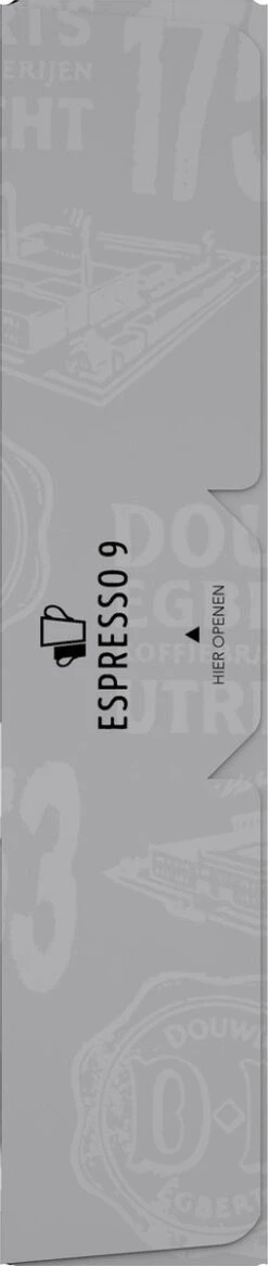Douwe Egberts D.E Café Espresso Koffiecups - Intensiteit 9/12 - 10 X 20 Capsules -Koffie Benodigdheden Korting 254x1200