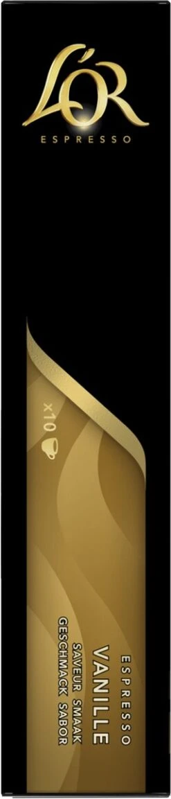 L'OR Espresso Vanille Koffiecups - 10 X 10 Capsules -Koffie Benodigdheden Korting 257x1200 2