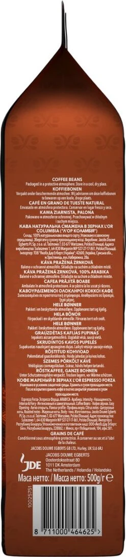 L'OR Espresso Origins Colombia Koffiebonen (8) - 4 X 500 Gram -Koffie Benodigdheden Korting 273x1200 2