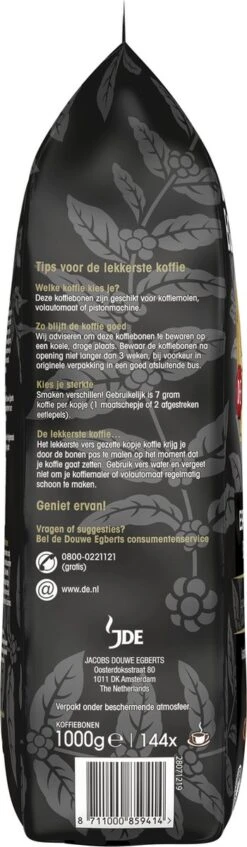 Douwe Egberts Espresso Koffiebonen - 4 X 1000 Gram - Extra Grote Verpakking -Koffie Benodigdheden Korting 350x1200 1
