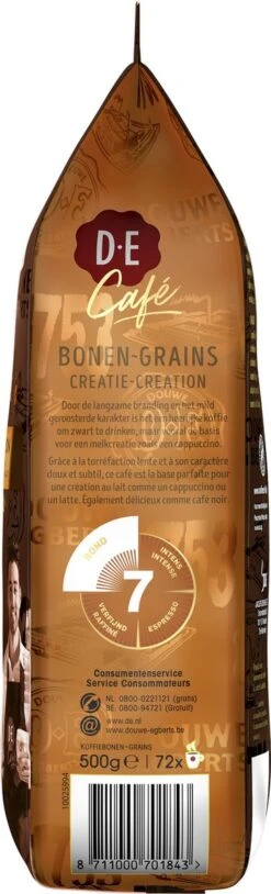 Douwe Egberts D.E Café Creatie Koffiebonen - 7/9 Intensiteit - 4 X 500 Gram -Koffie Benodigdheden Korting 364x1200 2