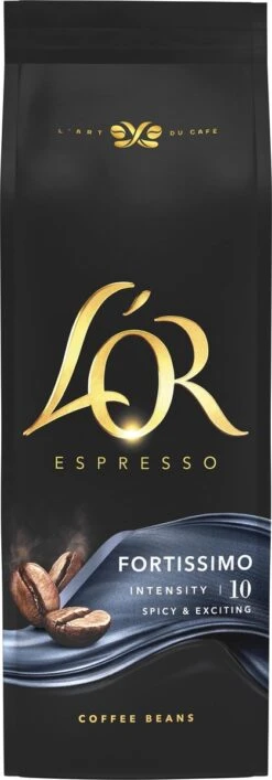 L'OR Espresso Fortissimo Koffiebonen (10) - 4 X 500 Gram -Koffie Benodigdheden Korting 419x1200 1