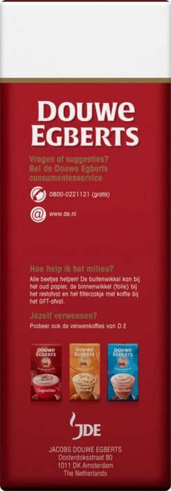 Douwe Egberts Aroma Rood Filterkoffie - 6 X 500 Gram -Koffie Benodigdheden Korting 420x1200 5
