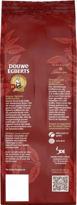 Douwe Egberts Aroma Rood Koffiebonen - 6 X 500 Gram 12 Douwe Egberts Aroma Rood Koffiebonen - 6 X 500 Gram -Koffie Benodigdheden Korting 452x1200 2