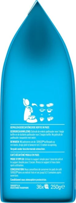 Senseo Decaf Koffiepads - 5/9 Intensiteit - 10 X 36 Pads -Koffie Benodigdheden Korting 454x1200 4