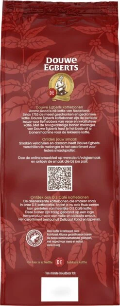 Douwe Egberts Aroma Rood Koffiebonen - 4 X 1000 Gram - Extra Grote Verpakking 12 Douwe Egberts Aroma Rood Koffiebonen - 4 X 1000 Gram - Extra Grote Verpakking -Koffie Benodigdheden Korting 472x1200 1