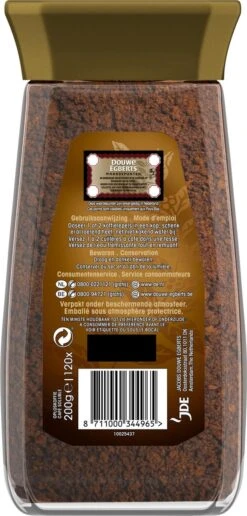 Douwe Egberts Gold Oploskoffie - 6 X Pot Van 200 Gram -Koffie Benodigdheden Korting 574x1200