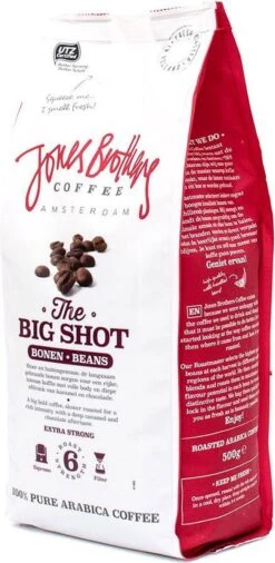 Jones Brothers Coffee The Big Shot Koffiebonen - 6 X 500 Gram 11 Jones Brothers Coffee The Big Shot Koffiebonen - 6 X 500 Gram -Koffie Benodigdheden Korting 586x1200
