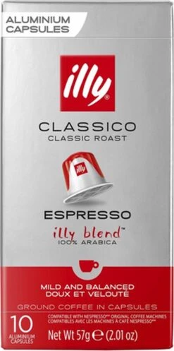 Illy Espresso Classico Koffiecups - Intensiteit 5/9 - 10 X 10 Capsules -Koffie Benodigdheden Korting 596x1200