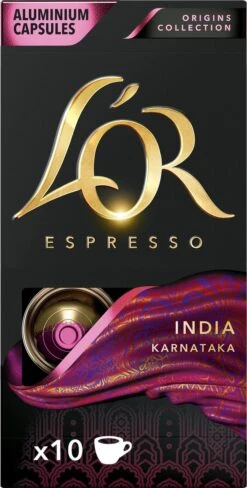 L'OR Espresso Origins India (10) - 10 X 10 Koffiecups 12 L'OR Espresso Origins India (10) - 10 X 10 Koffiecups -Koffie Benodigdheden Korting 607x1200