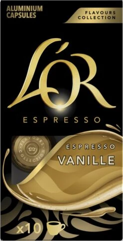 L'OR Espresso Vanille Koffiecups - 10 X 10 Capsules -Koffie Benodigdheden Korting 612x1200 1