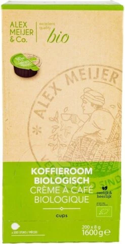 Koffieroom Cups Biologisch Glutenvrij - 200 Stuks