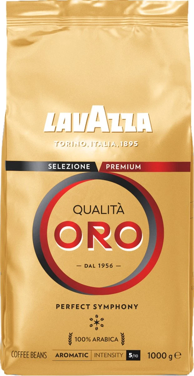 Lavazza Qualita Oro Koffiebonen -1 X 1 Kg 1 Lavazza Qualita Oro Koffiebonen -1 X 1 Kg