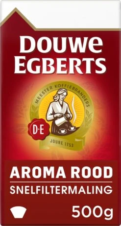 Douwe Egberts Aroma Rood Filterkoffie - 6 X 500 Gram -Koffie Benodigdheden Korting 642x1200 2