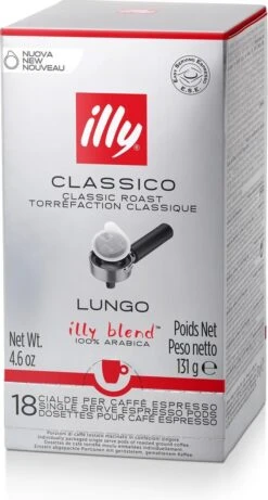 Illy - E.S.E. Servings Classico Lungo 12 X 18 Stuks